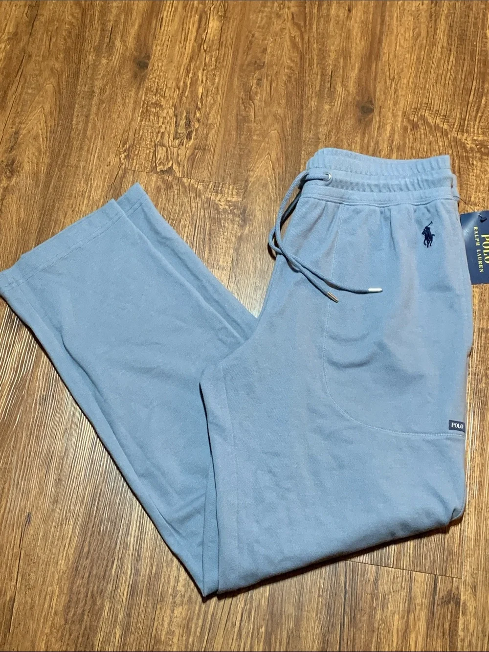 Polo Ralph Lauren Luxury Knit Pajama Lounge Pants Blue Men’s M NWT
